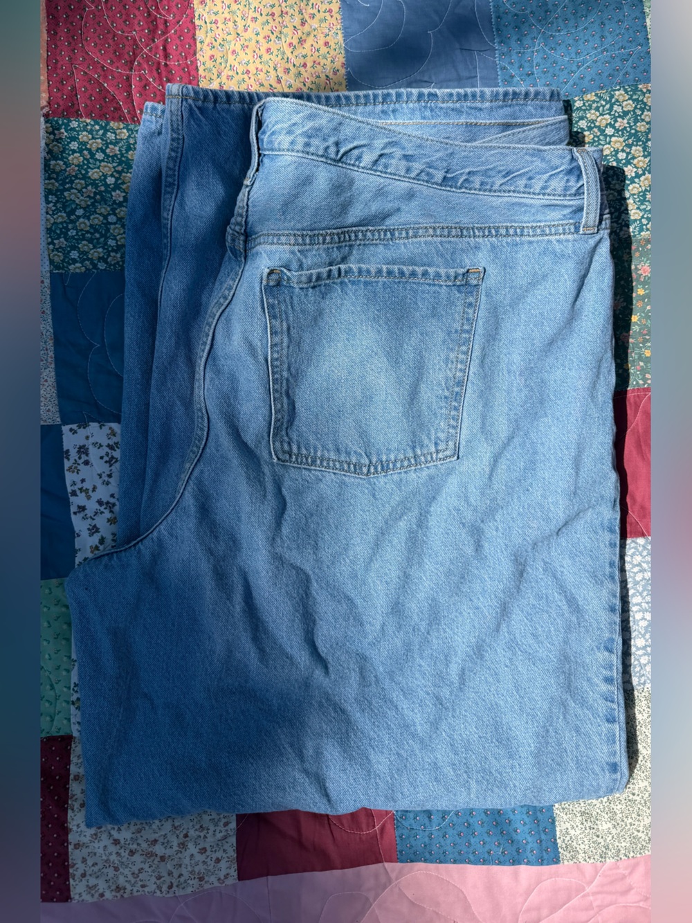 Old Navy Light Wash Wow Baggy Wide Leg Jeans 20